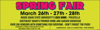 Spring Fair Perth Spring Fair, Spring Fair (March 26, 27 & 28, 2026)